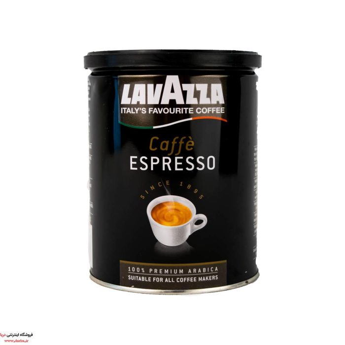 پودر قهوه قوطی LAVAZZA سری CAFFE ESPRESSO فروشگاه دربا