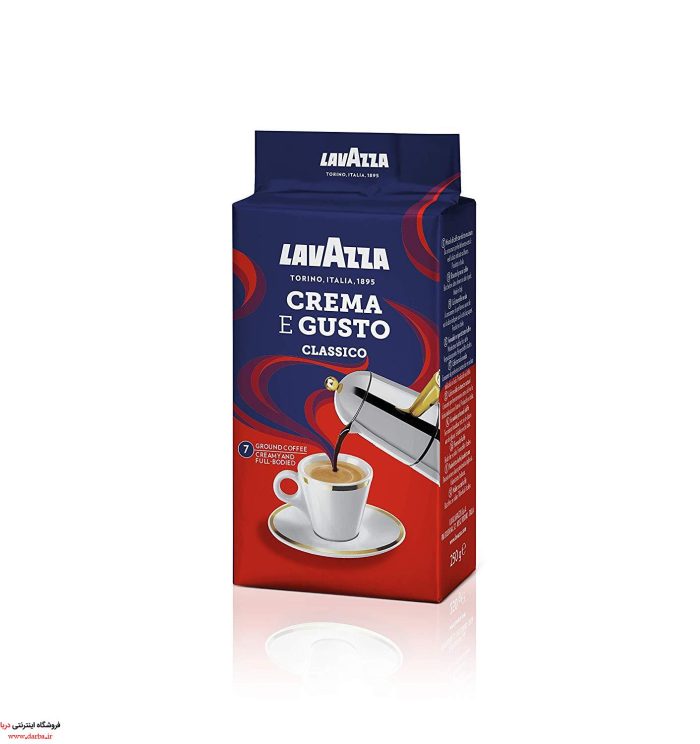 پودر قهوه لاواتزا LAVAZZA سری Crema e Gusto Classico فروشگاه دربا