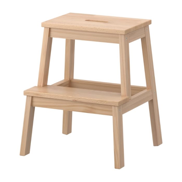 چهارپایه چوبی ایکیا مدل BEKVAM فروشگاه دربا
