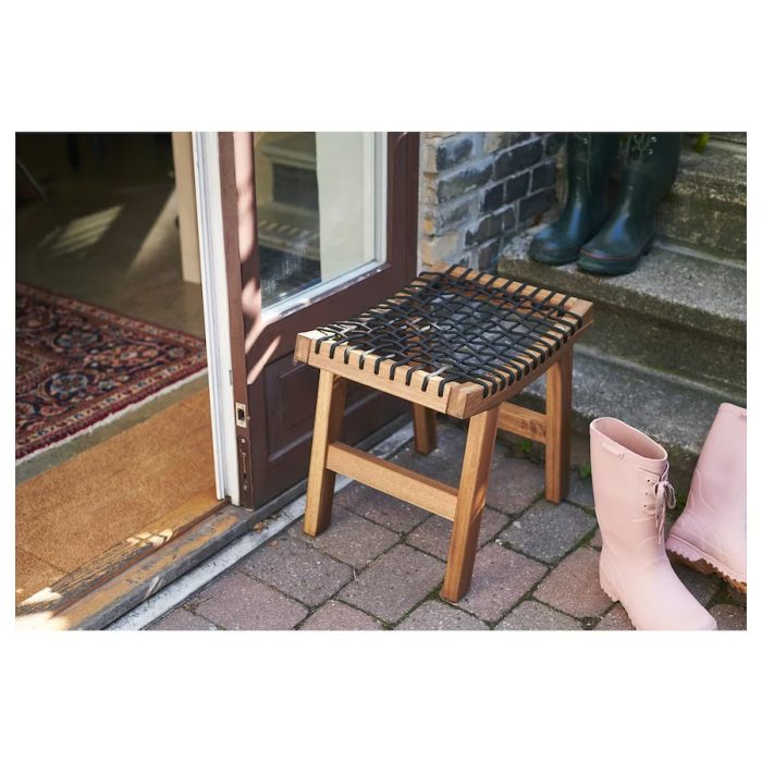 چهارپایه چوبی ایکیا مدل STACKHOLMEN فروشگاه دربا