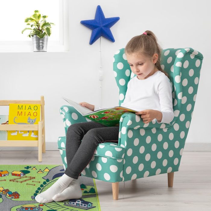 صندلی راحتی کودک ایکیا مدل STRANDMON فروشگاه دربا