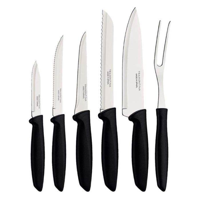 ست ۶ تایی چاقوی حرفه ایی برند Tramontina فروشگاه دربا