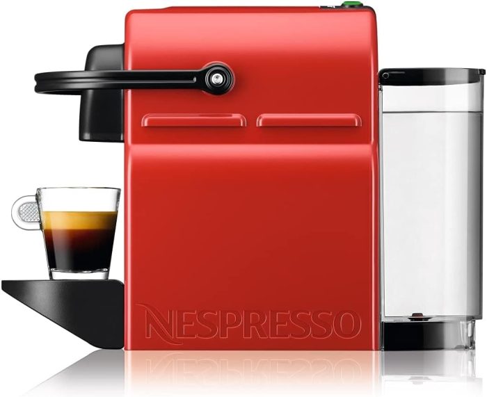 قهوه ساز برند Nespresso Inissia قرمز فروشگاه دربا