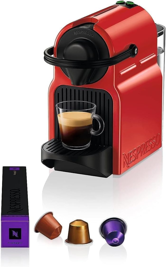 قهوه ساز برند Nespresso Inissia قرمز فروشگاه دربا