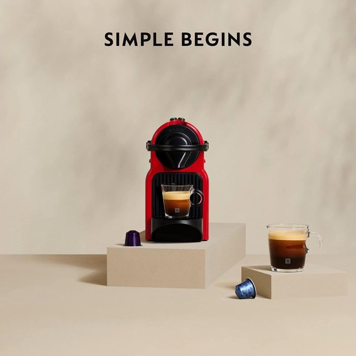 قهوه ساز برند Nespresso Inissia قرمز فروشگاه دربا