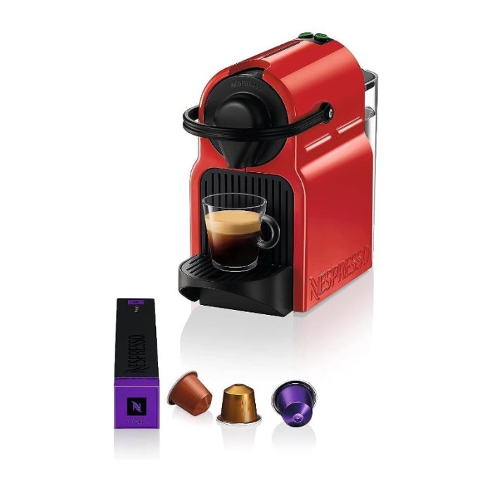 قهوه ساز برند Nespresso Inissia قرمز فروشگاه دربا